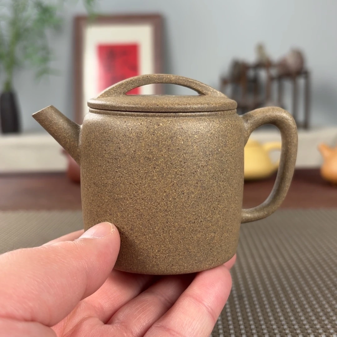 紫砂茶壶微瑕黄龙山原矿紫砂壶