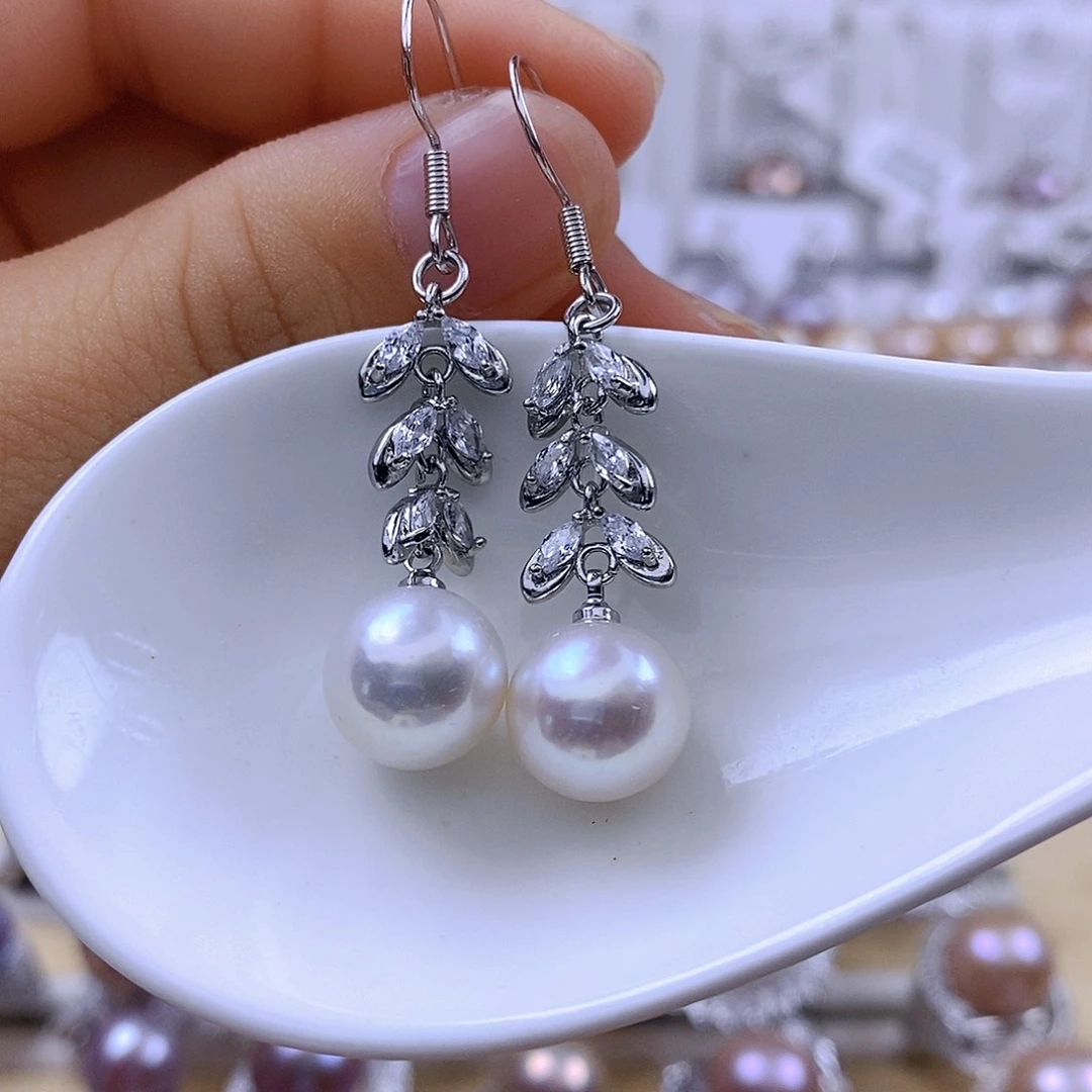 未镶嵌淡水珍珠耳饰