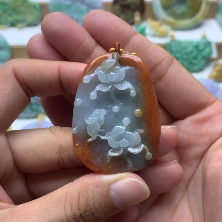 颈饰未镶嵌翡翠翡翠