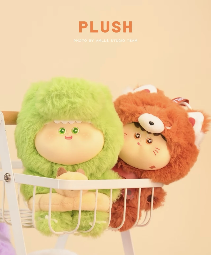 【阿V精选】官方正品潮玩阿玛莉莉丝毛绒动物系列盲盒