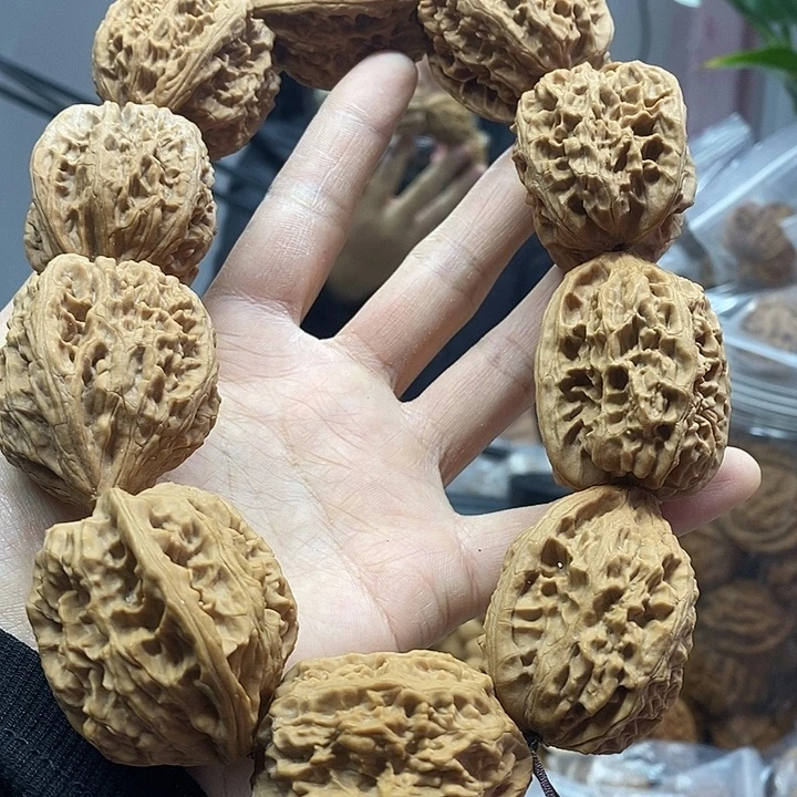 文玩核桃把件38鸡心手持