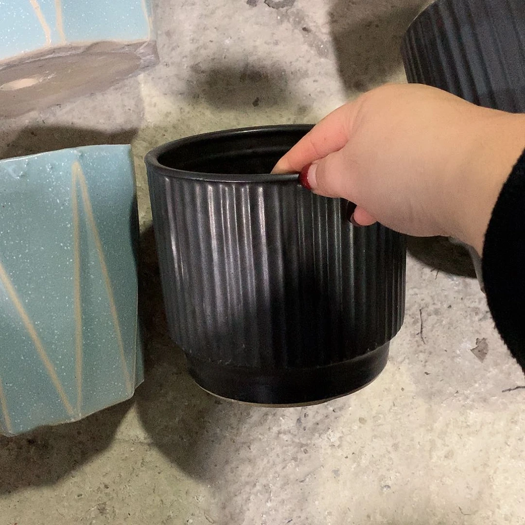 高温陶瓷花盆微瑕