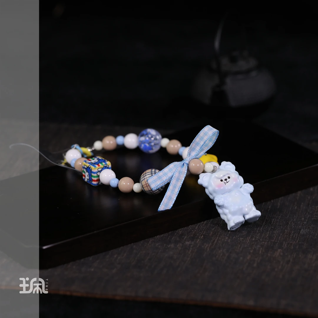 泡芙熊手机挂YJF25051720多样性发其一