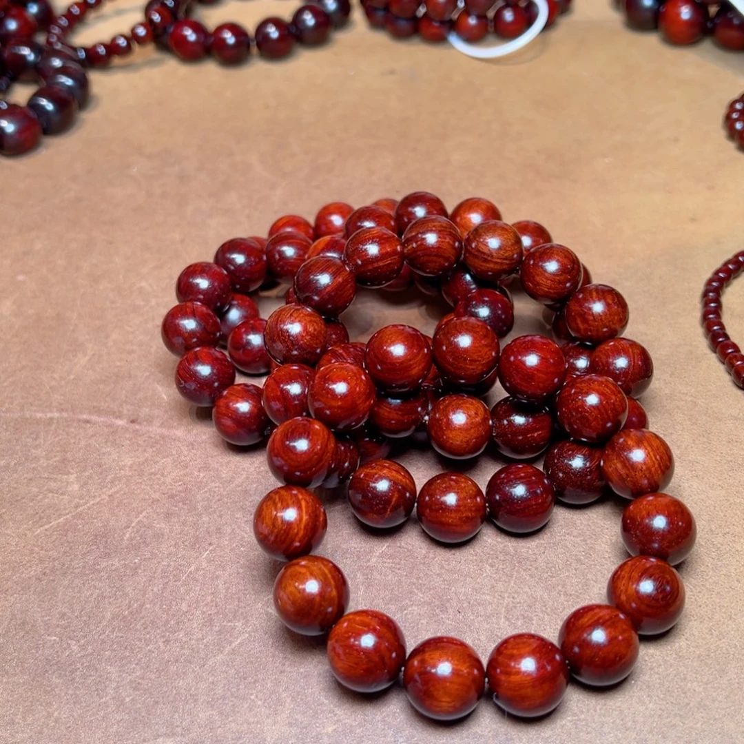 手串/手链小叶紫檀1.5帝王泥鳞底金星