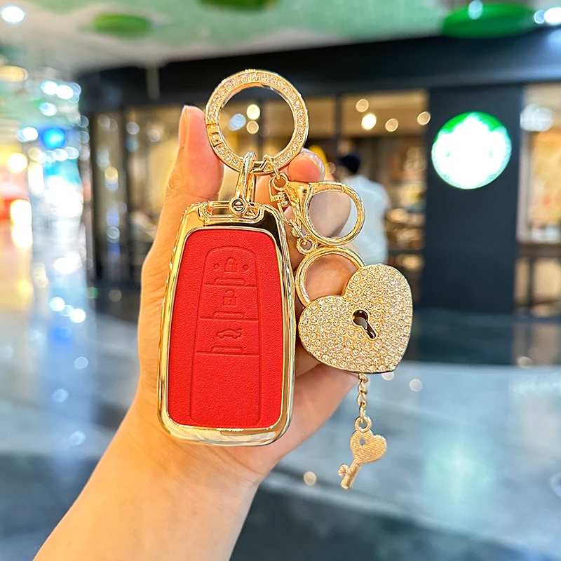 适用丰田凯美瑞钥匙套卡罗拉雷凌汉兰达荣放RAV4奕泽锋兰达车扣壳