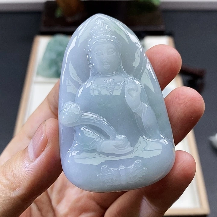 颈饰未镶嵌翡翠缅甸天然翡翠A货