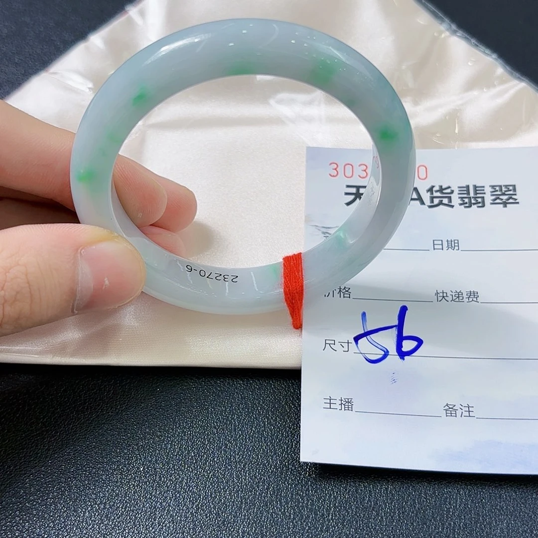 翡翠未镶嵌手镯翡翠手镯56