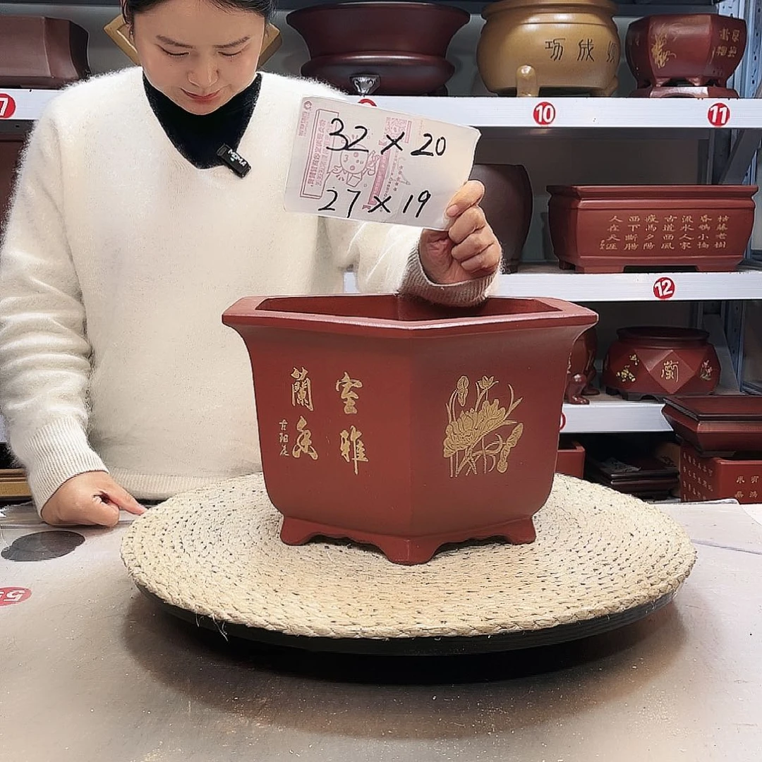 花盆紫砂紫砂花盆