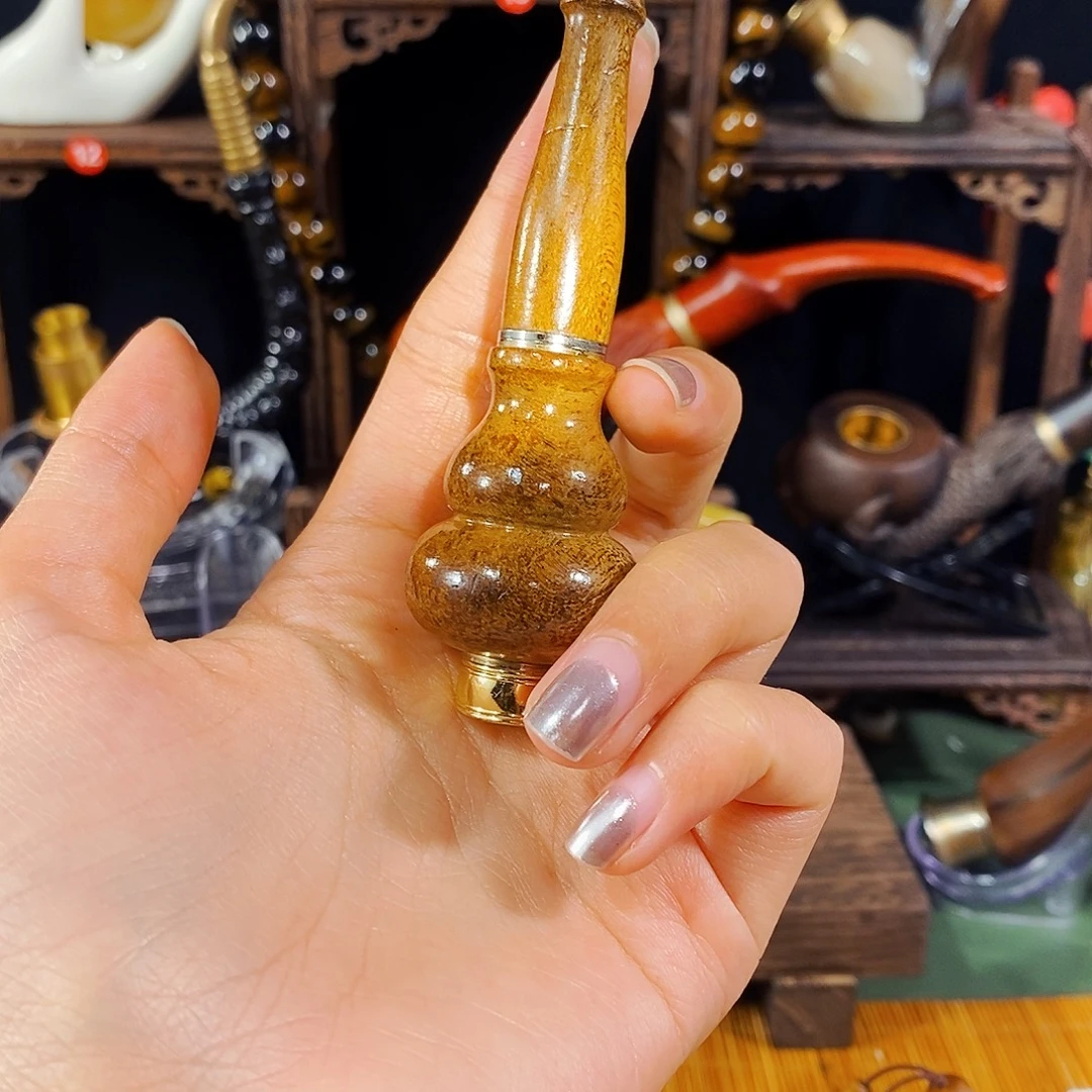 金丝楠木烟嘴烟斗