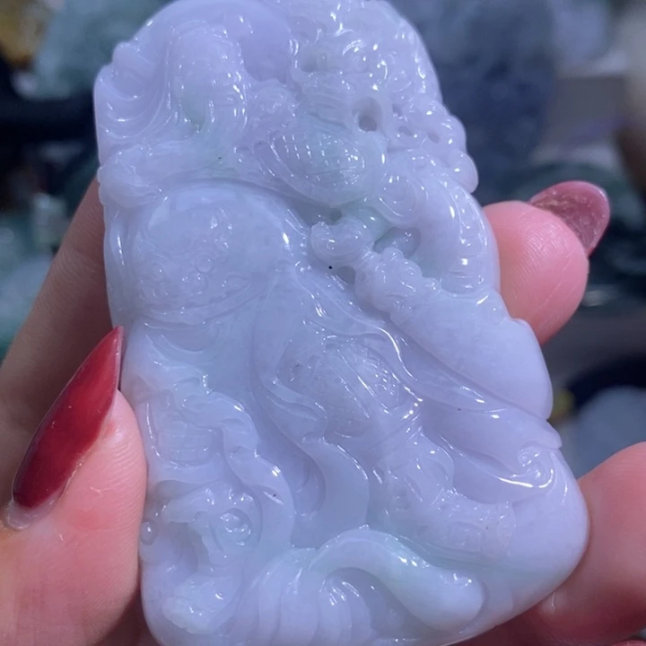 【闪购商品】翡翠未镶嵌颈饰关公