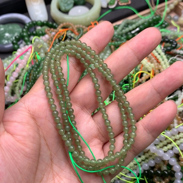 和田玉未镶嵌手链41