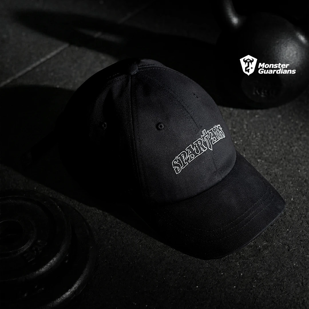 MonsterGuardians黑色刺绣Logo鸭舌帽休闲棒球帽