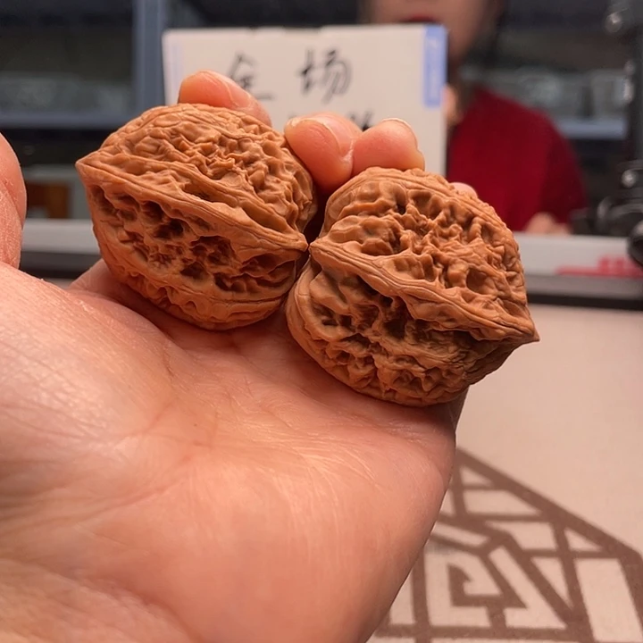 晓***卿手串文玩核桃凤皇台10……龙