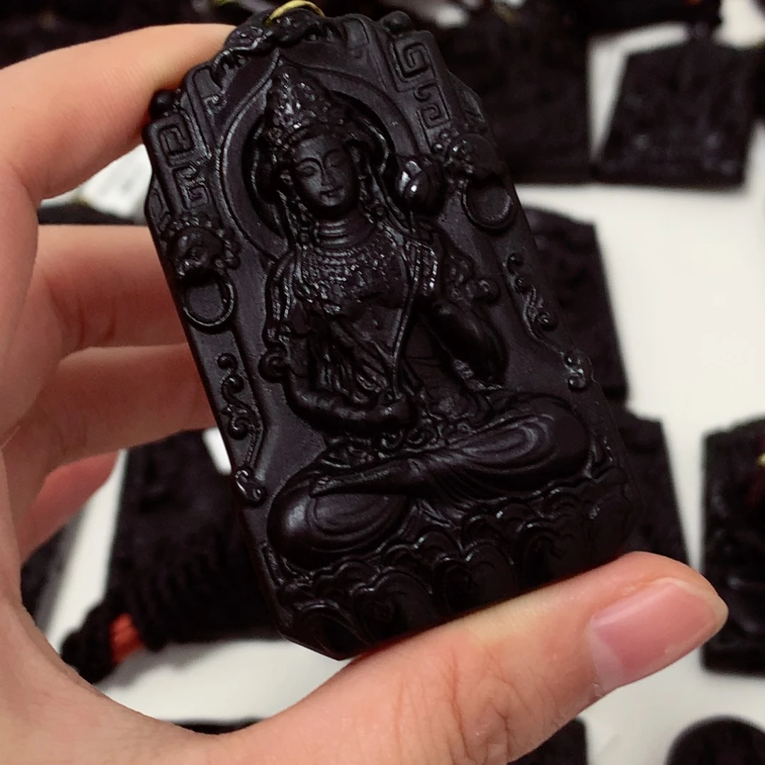 天然a货钢琴黑挂件