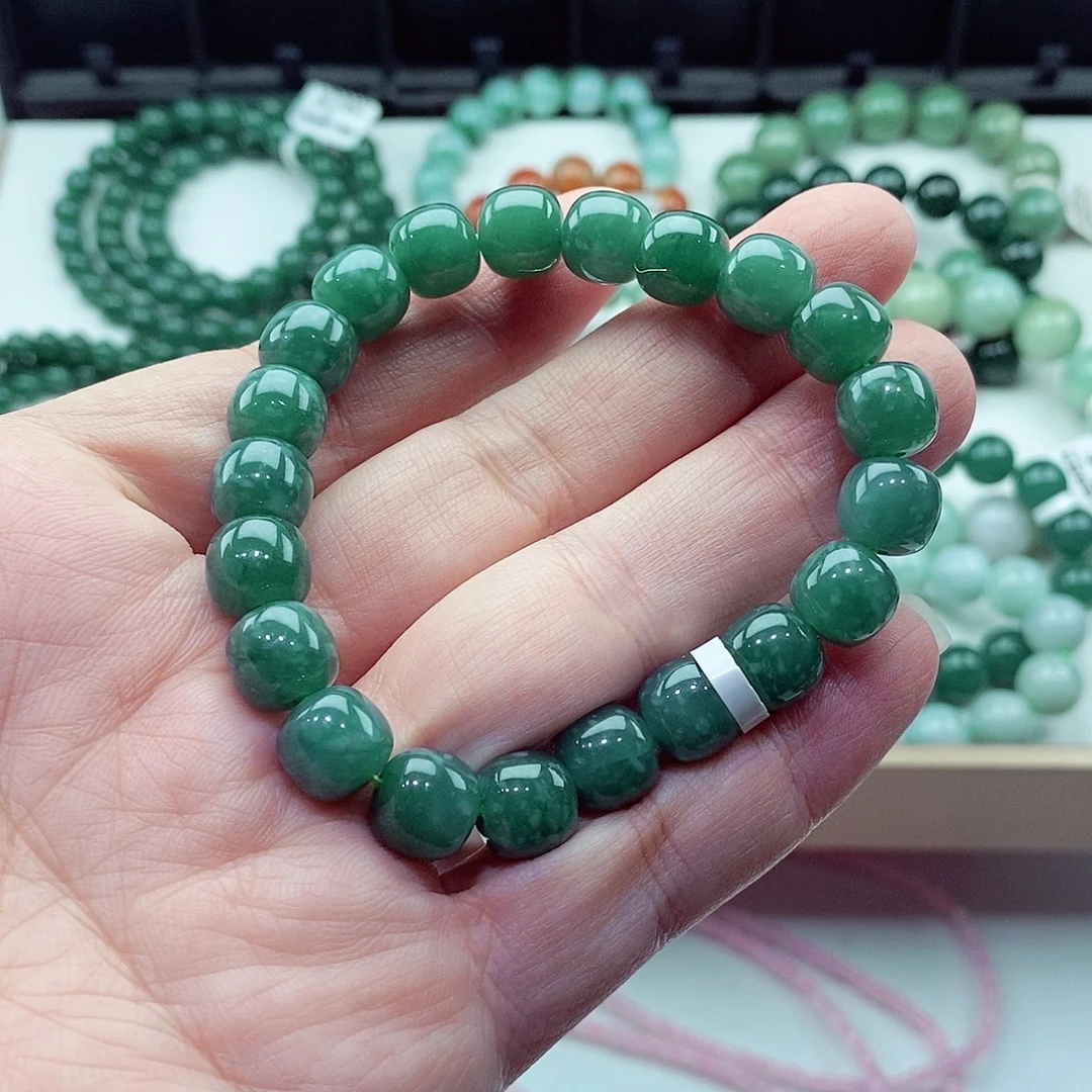 翡翠未镶嵌毛衣链