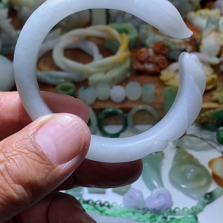 定制翡翠未镶嵌毛货