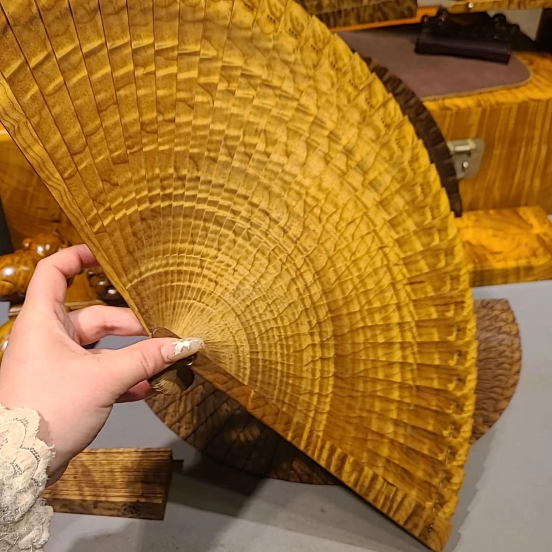 金丝楠26小叶桢楠金丝楠木苏扇