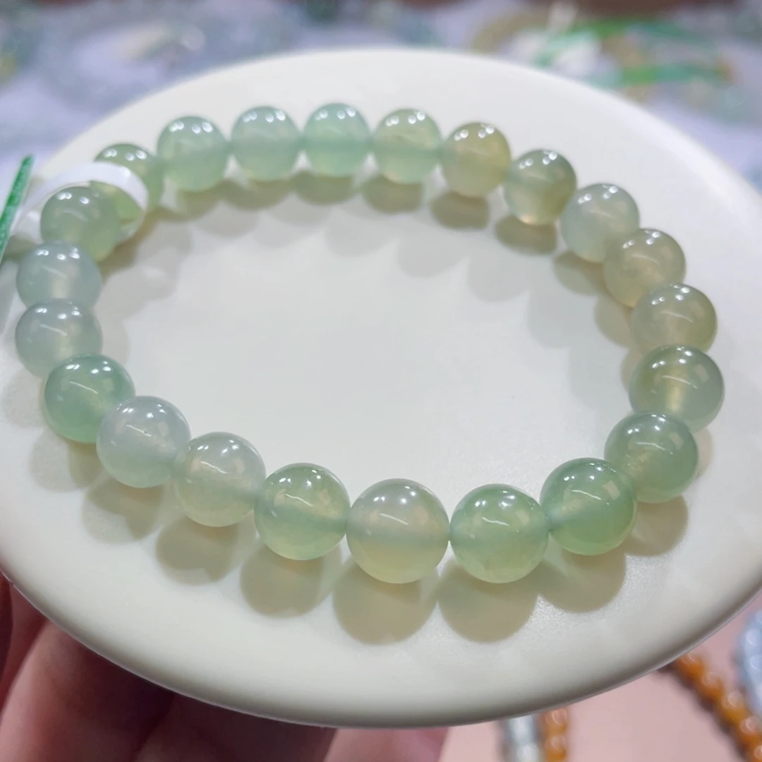 未镶嵌手链翡翠特色黄加绿卡8