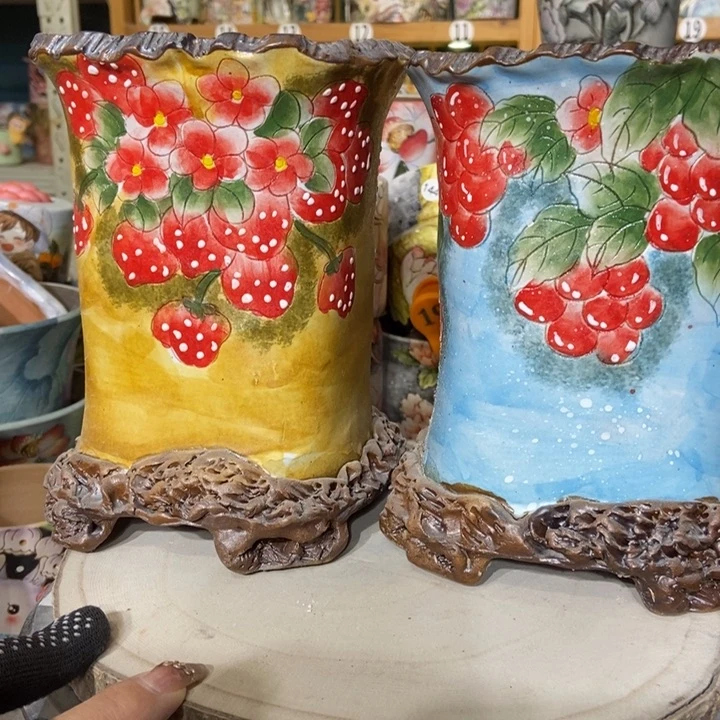 红陶景德镇艺术手绘作品