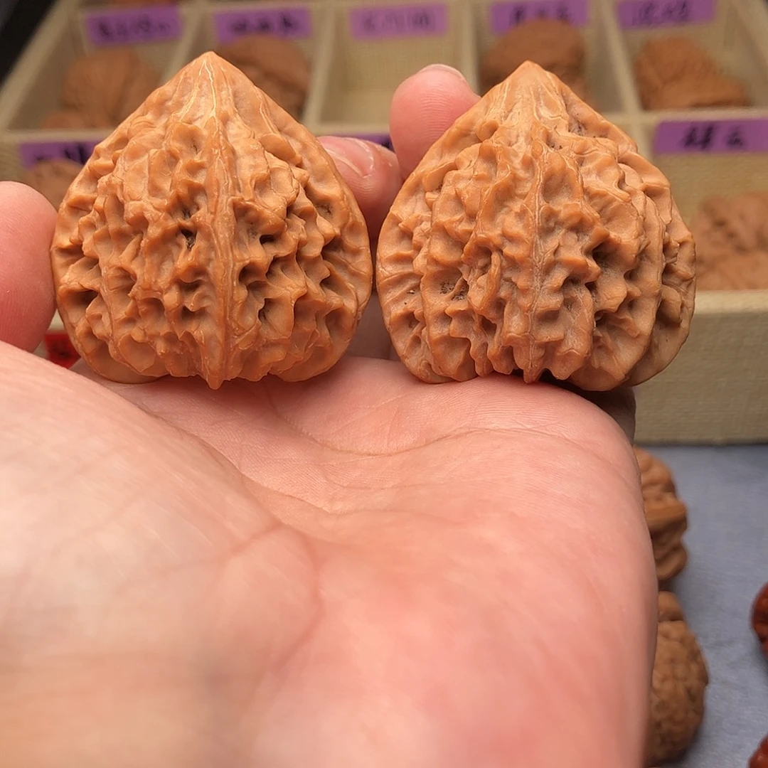 文玩核桃把件龙门涧狮子头42（头货精品