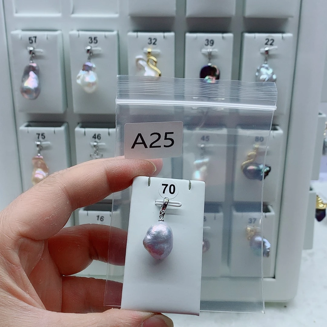 吊坠(不含链)淡水珍珠合金