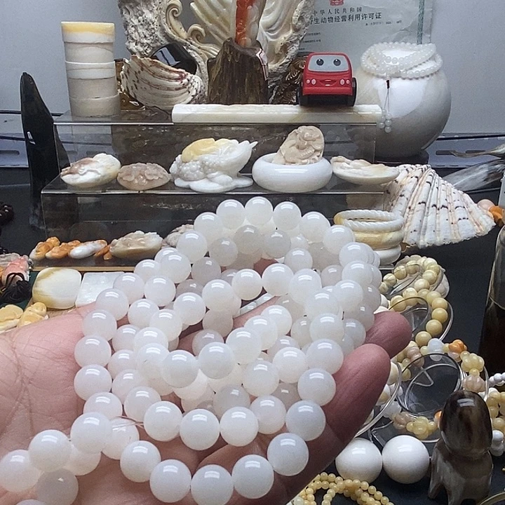 非金属贝壳玉化亮光0.8多圈