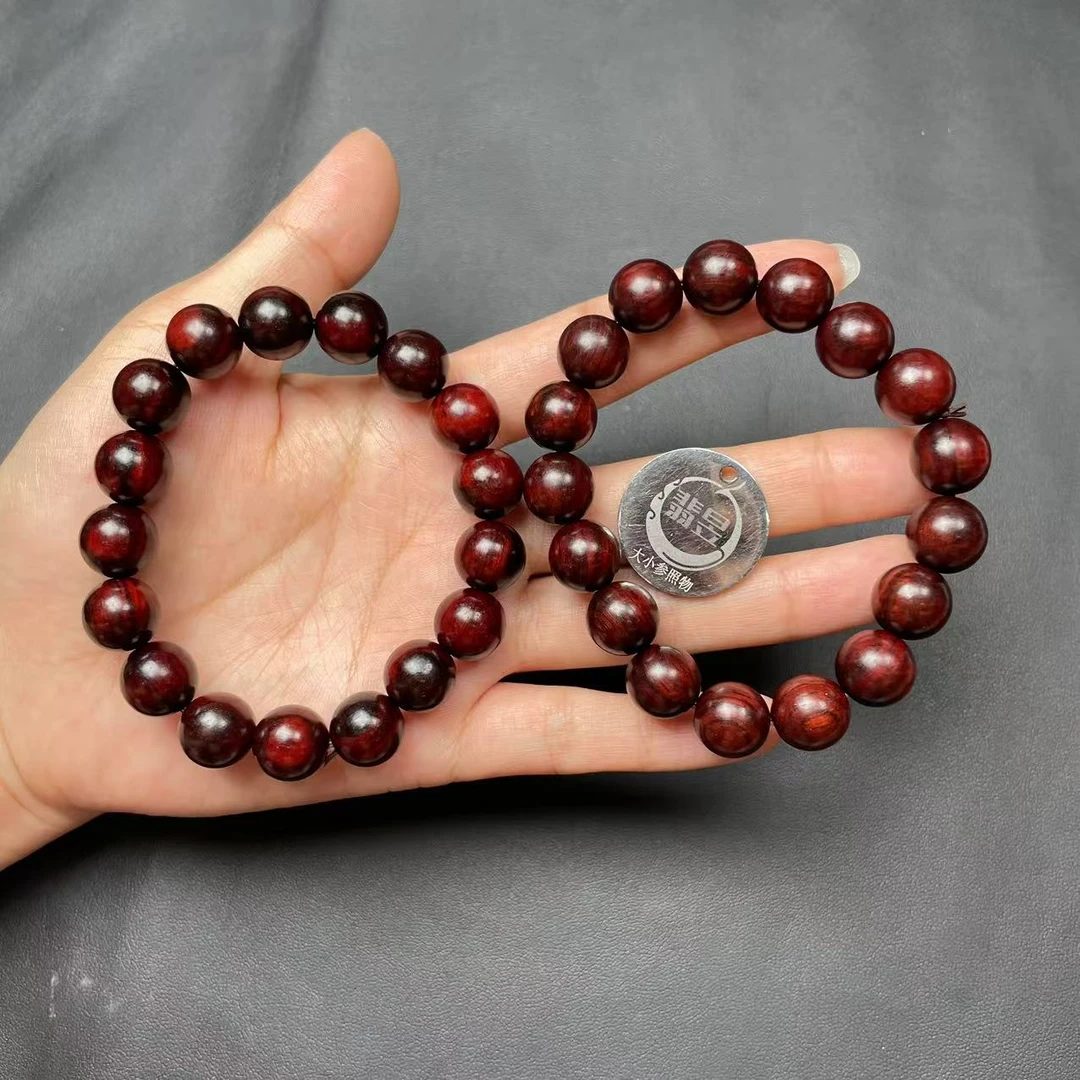 翡昱-N22-36129-624-小叶紫檀手串/约12+/约22颗/-多样性发其一-C