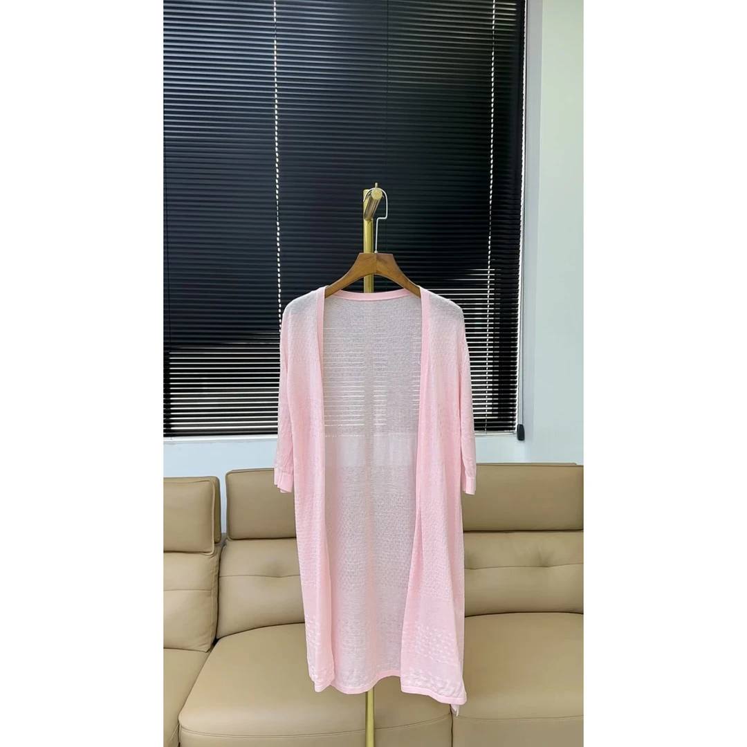 品牌原单轻奢—云上写生(剪标)—开衫—毛衣—粉色—9002