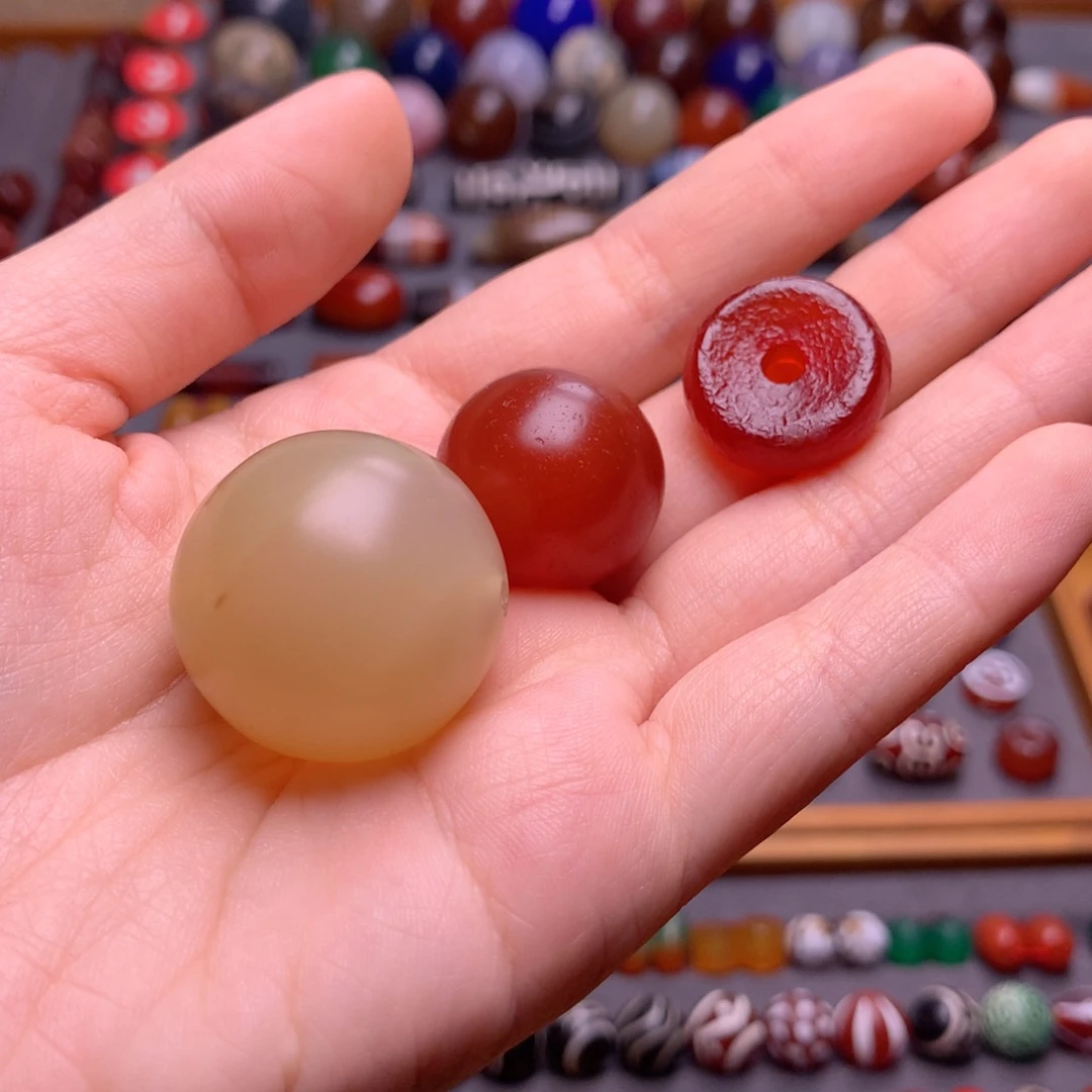 玛瑙/玉髓颈饰未镶嵌牧*人