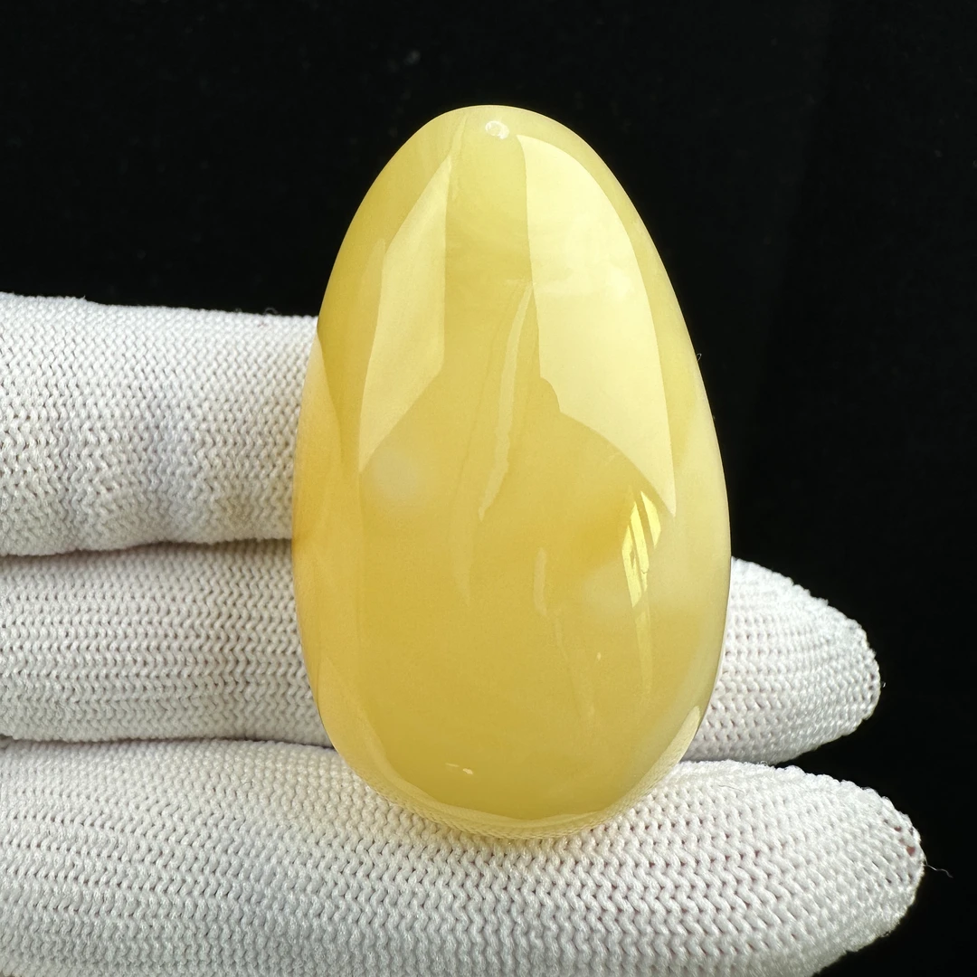 Y1899天然原矿蜜蜡水滴29x48x19mm 16.5克支持复检假一赔四