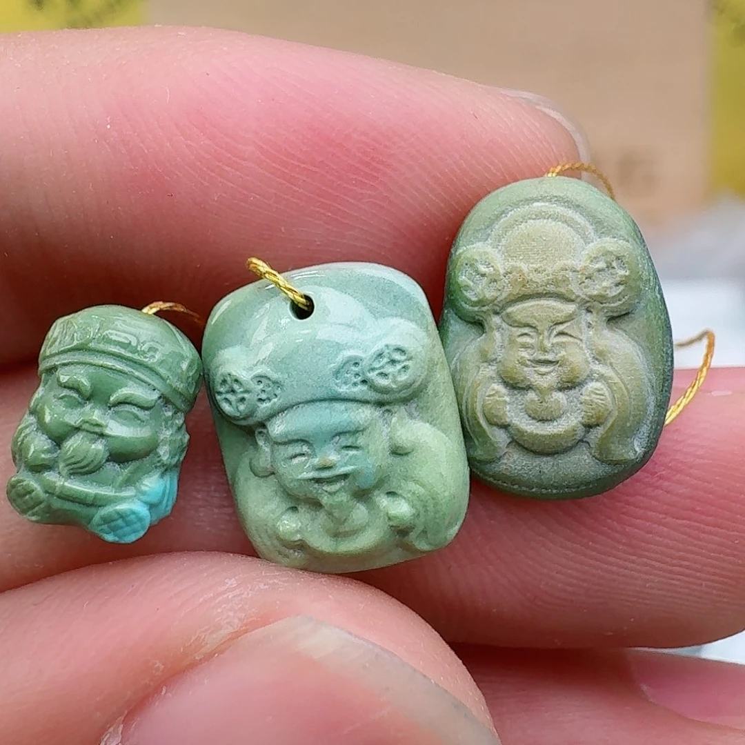 绿松石未镶嵌配饰