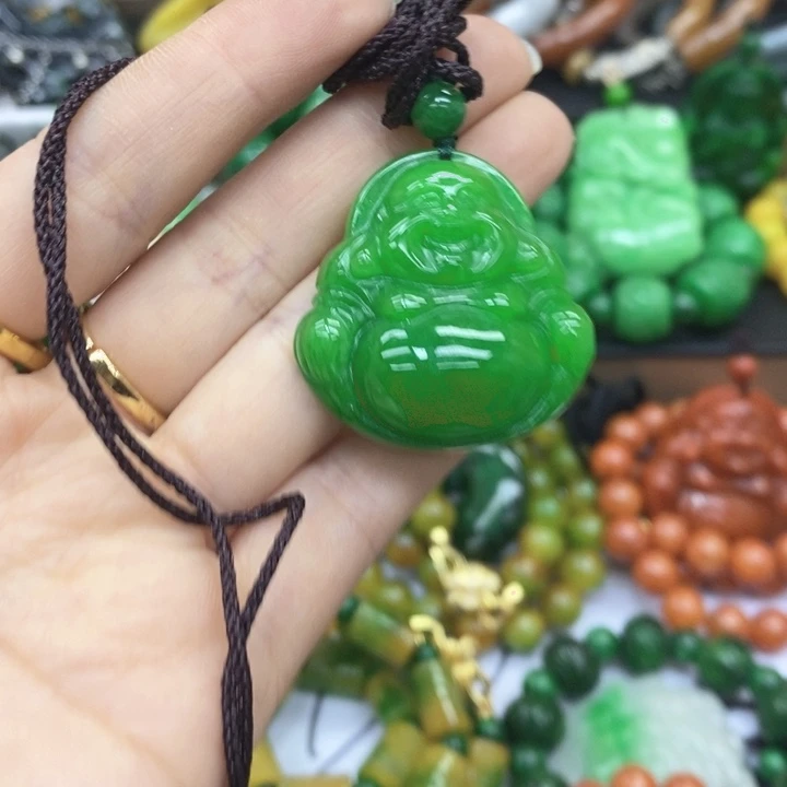 翡翠未镶嵌手链项链43