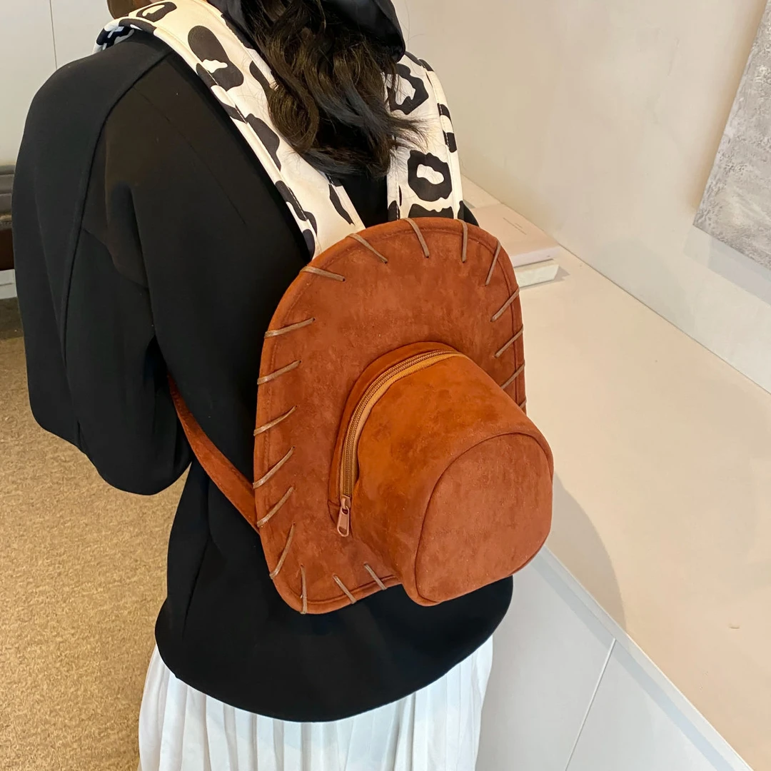 可爱卡通玩具总动员胡迪帽子背包2025新可爱创意趣味造型双肩包TJ