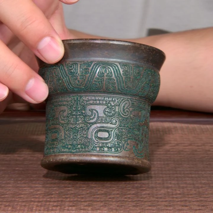 茶杯紫砂高货放漏