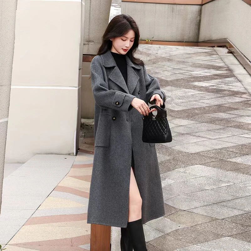 171-180长款秋冬毛呢外套休闲时尚宽松版型（非主图款）
