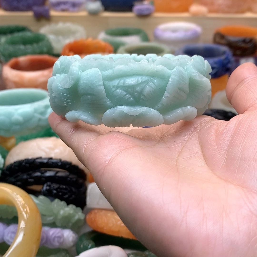 未镶嵌手镯石英质玉扬**航