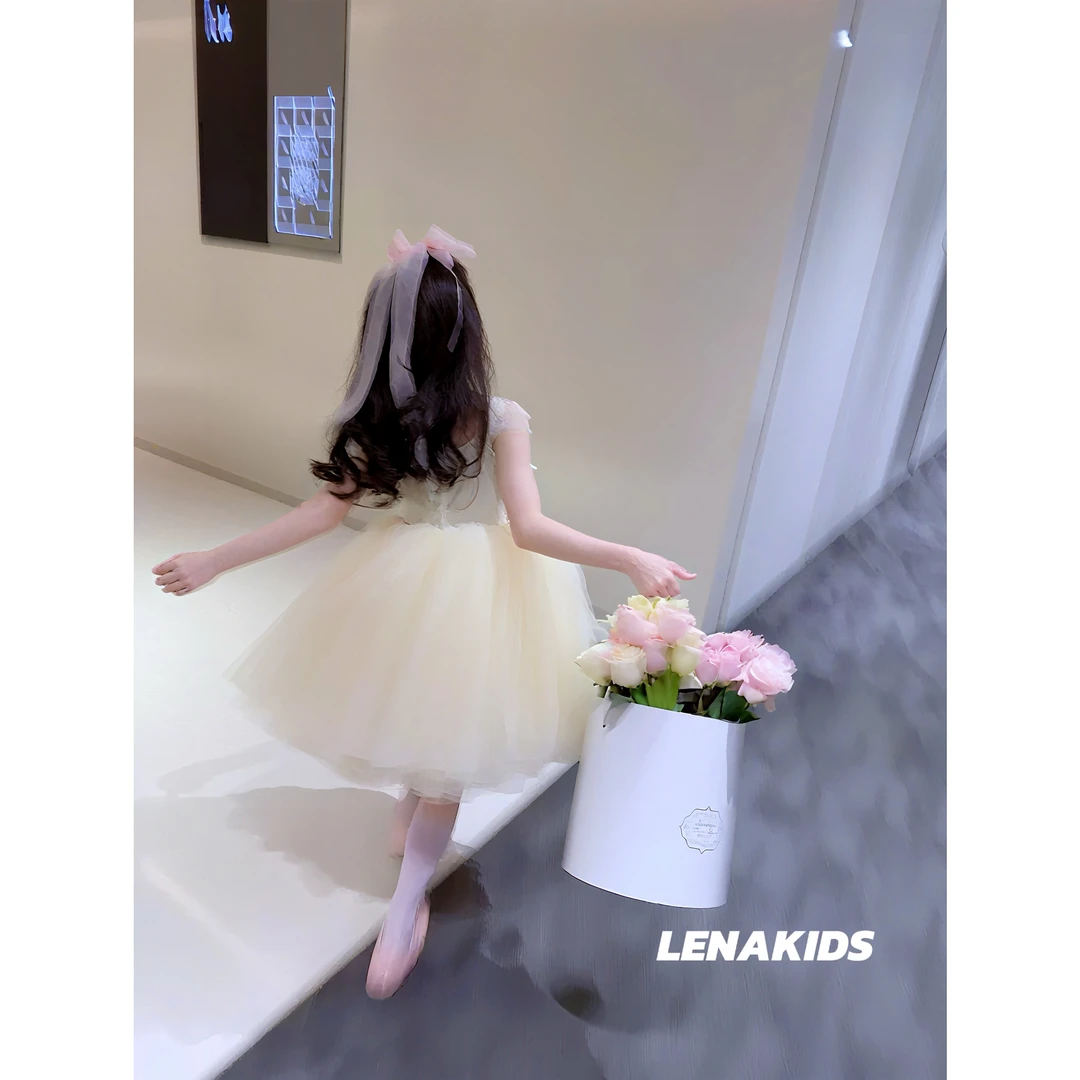 Lenakids【现货·在逃公主系列·超仙花瓣连衣裙】精致洋气25030702