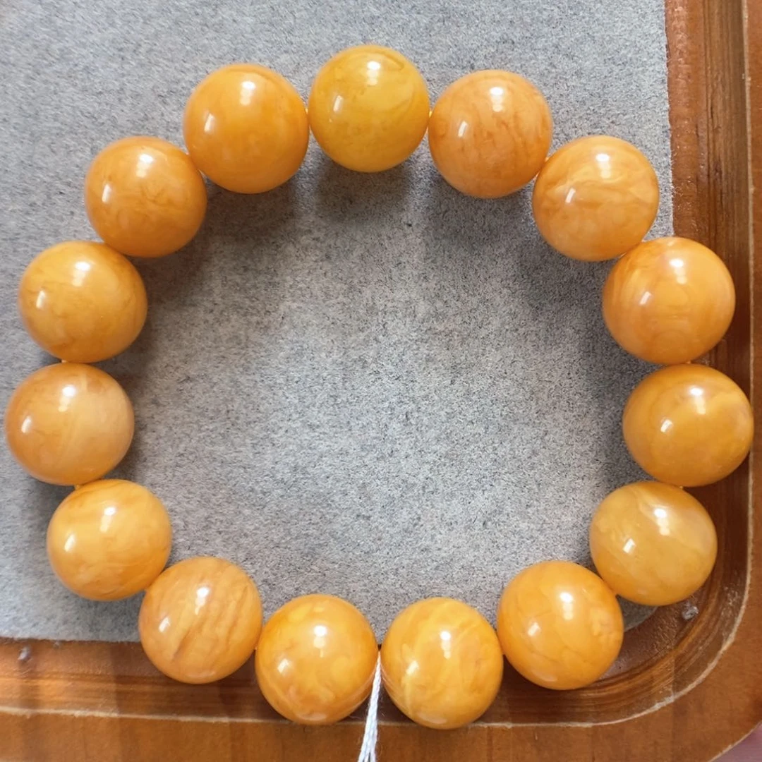 未镶嵌蜜蜡手串蜜蜡手串