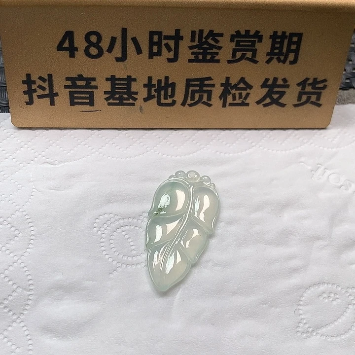 颈饰未镶嵌翡翠冰叶子
