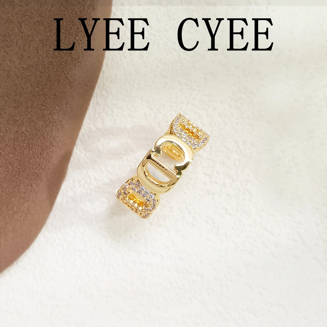 铜合金合成锆石戒指 JJ8JTQ-04677 戒指轻奢精致欧美时尚气质