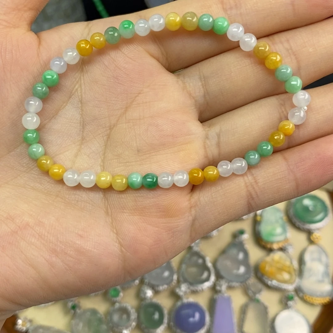 翡翠未镶嵌手链翡翠