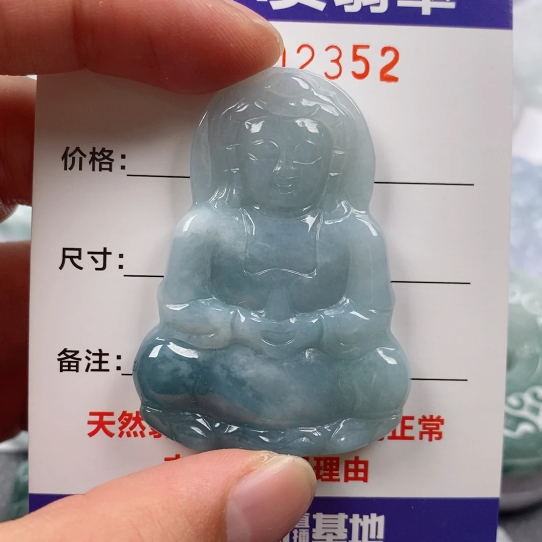 翡翠未镶嵌颈饰挂件