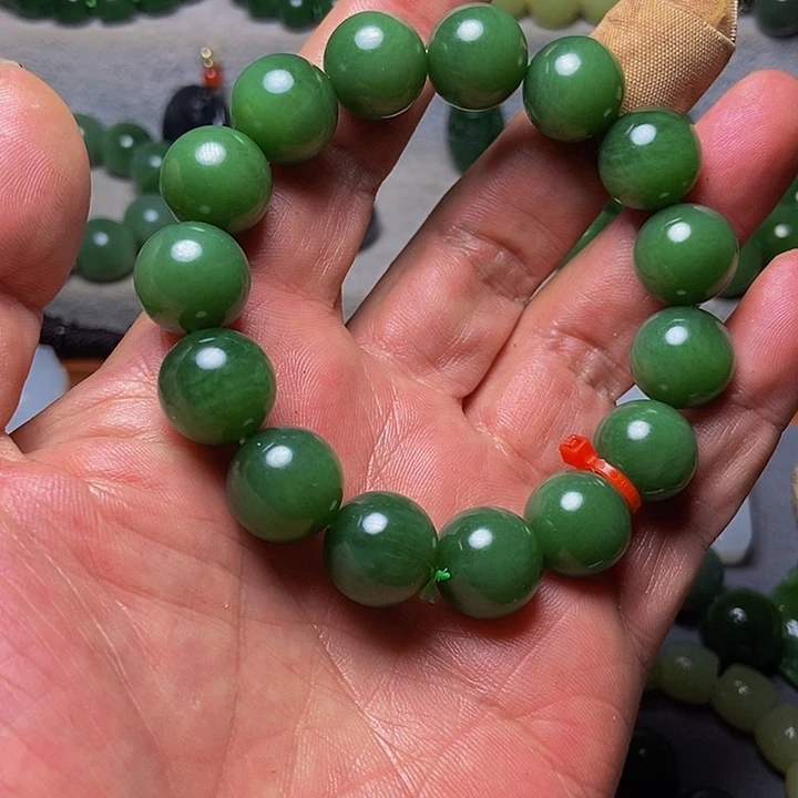 未镶嵌和田玉（碧玉）包链ℳ****