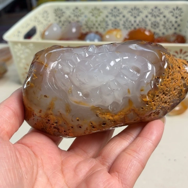 玛瑙/玉髓未镶嵌吊坠(不含链)