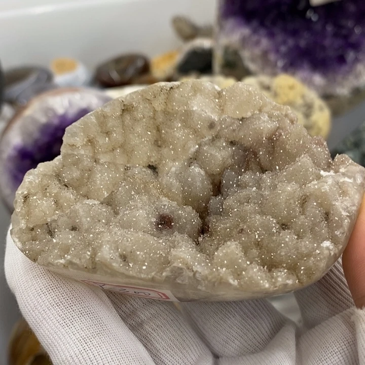 珠宝半成品紫晶未镶嵌