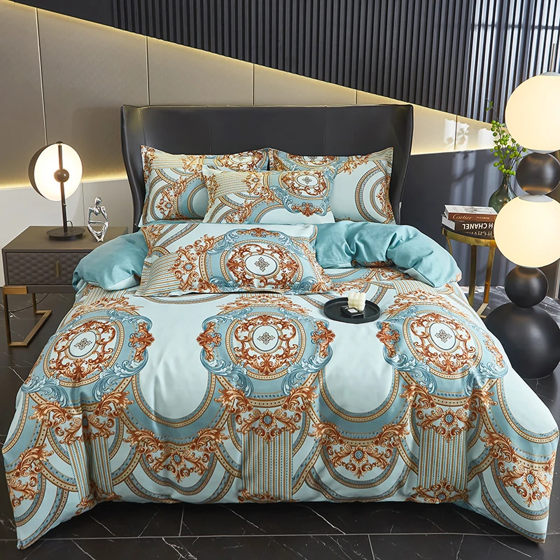 【免费试睡15天】秋季新品贵妇轻奢风软糯磨毛四件套古巴比伦