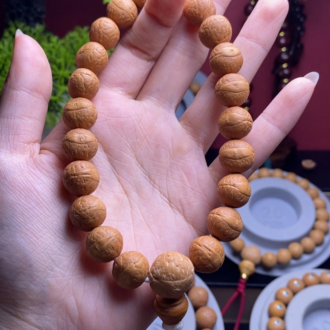 手***室手串凤眼菩提13素串