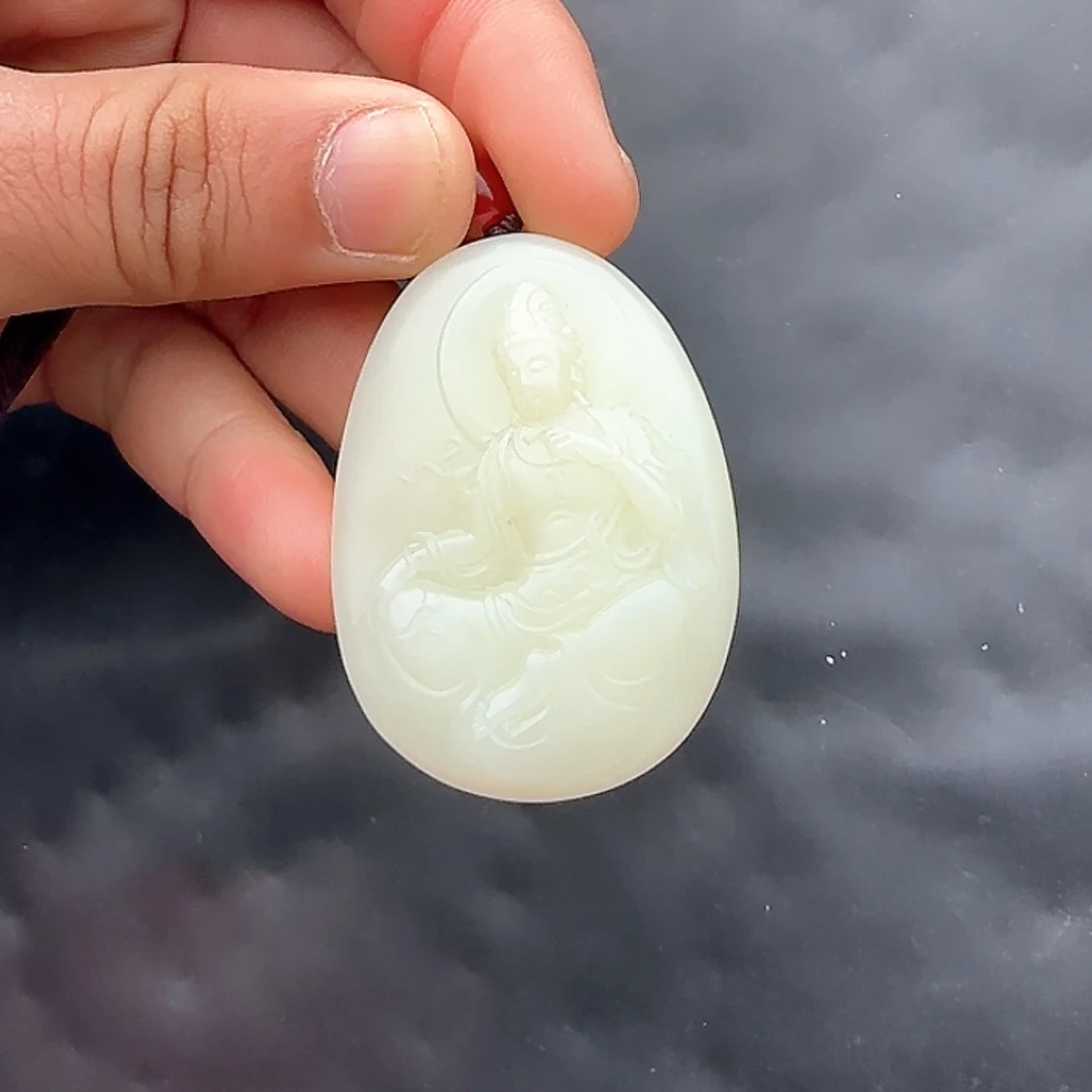 【闪购商品】和田玉颈饰未镶嵌观音吊坠