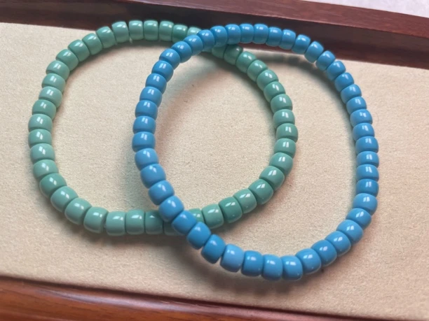 湖北十堰产地直销diy饰品配饰微瑕直切单圈直径5蓝绿可选