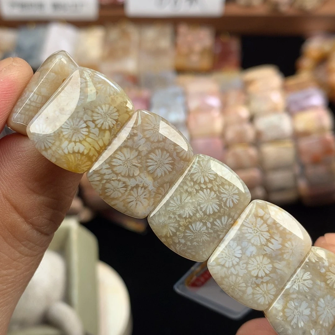 【闪购商品】硅化珊瑚（珊瑚玉）未镶嵌手链